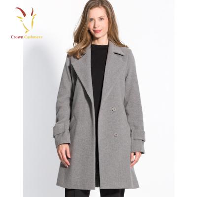 China Long Classic Coat Anti Shrink Cashmere Coats Cashmere Overcoat For Women for sale