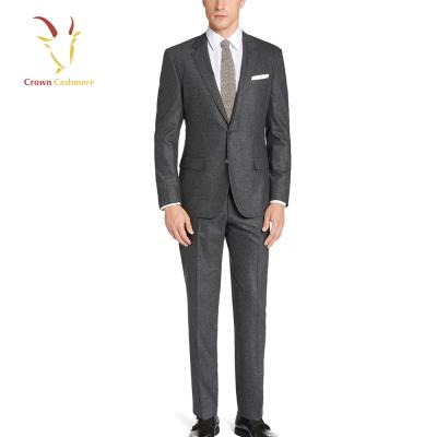 China Wholesale Custom Made Anti-Shrink Cashmere Wool Business Suit Mens Suit for sale