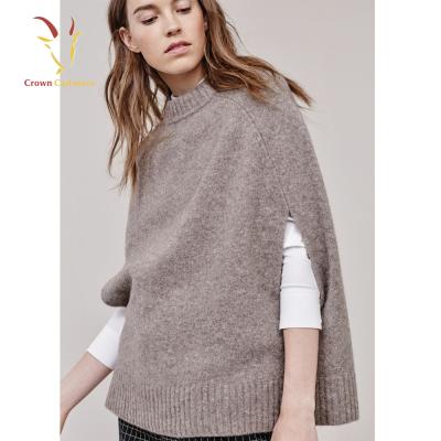 China Cashmere Knitted Poncho Wraps Scarf Poncho Shawl Women's Wool Shawls for sale