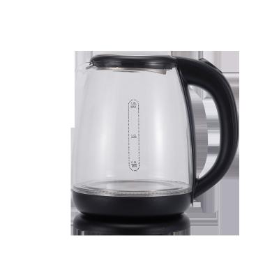 China 360 Degree Base Electric Kettle Latest Food Grade 1.8L Capacity 201/304 Stainless Steel Rotation Innovative Portable Glass Kettle for sale