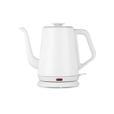 China White Hot 360 Degree Kitchen Stainless Steel Electric Kettle Coffee Drip Appliances Gooseneck Bottom Rotation Water Heater for sale