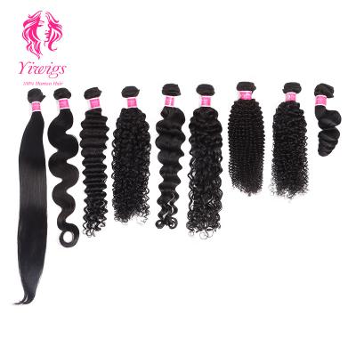 China Wholesale 100% Fashionable Cheap Remy Mink Brazilian Virgin Hair Bundles Hair Extensions Raw Double Drawn Vendors 40 Inch 12a Machine for sale