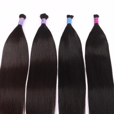 China Hot 2022 Unprocessed 100% Natural Human Hair Bundles Bulk Virgin Hair Burmese Peruvian Chinese Brazilian Vietnamese Hair Bundles for sale