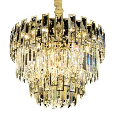 China Contemporary New Style Crystal Chandelier Lighting Hotel Pendant Lamp Wholesale Luxury Crystal Lights Hot Sale Lamp for sale