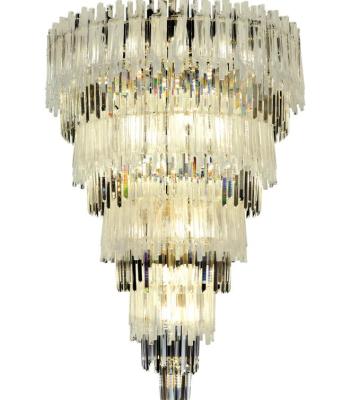 China Contemporary Luxury Hotel Villa Church Decor Large Pendant Lamp Crystal Light Chandelier Light Lighting Crystal Lobby Decoration for sale