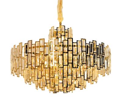 China Hot Sale Modern Living Room Lighting Pendant Lamp Contemporary Hotel Light Luxury Modern Crystal Chandelier Lamp Factory Directly Sale for sale