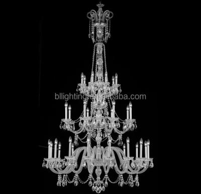 China Zhongshan Wholesale Modern Wedding Residential Shiny Lighting Decorative Glass Chandelier Lighting Indoor Hanging Crystal Light for sale