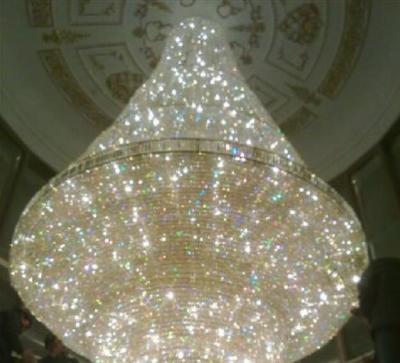 China Huge Hotel Chandeliers Like Large Italian Style Hotel Lobby Lighting Crystal Chandelier for sale