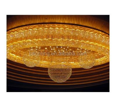 China Hotel big size turkse kristallen kroonluchter for hotel project crystal lighting for sale