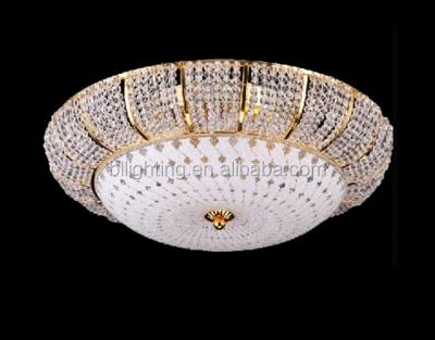 China Wholesale Zhongshan Hotel Cheap Modern Crystal Ceiling Light Hot Sale Flush Mount for sale