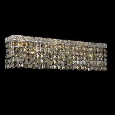 China High Quality Crystal Hotel K9 Wall Lamp Chrome Plating Wall Lamp Sconces for sale