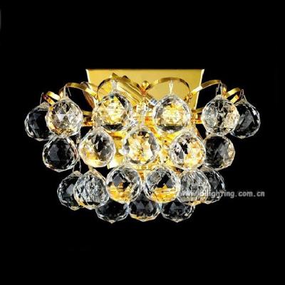 China Beauty Residential Circle Crystal Wall Lamp Near Wall Sconce For Decorations for sale