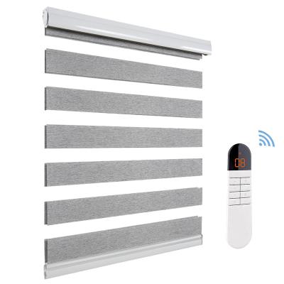 Κίνα App Wifi Motorized Electric Window Blinds Day And Night Zebra Roller Blinds προς πώληση