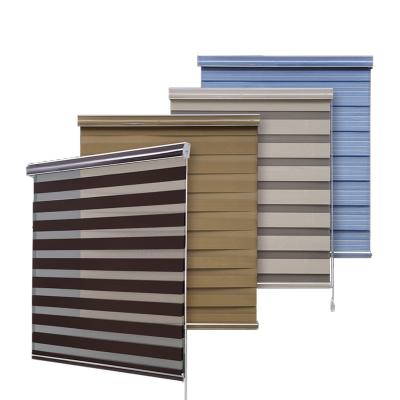 Cina Oriel  Window Day And Night Zebra Blinds Ready Made Blackout Blinds in vendita