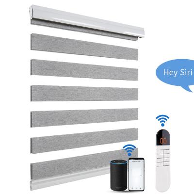 Κίνα Electric Motorized Zebra Blinds For Oriel Window  Side Installation προς πώληση