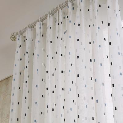 China Window Gauze Sheer Curtain Fabric Linen European And American Style zu verkaufen