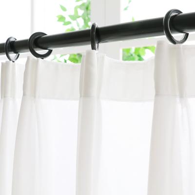 China Plain Color Window Gauze Sheers Curtain All Season Environmental Friendly zu verkaufen