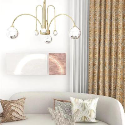 中国 European And American Glossy Fabric Curtains For Home 100% Polyester 販売のため