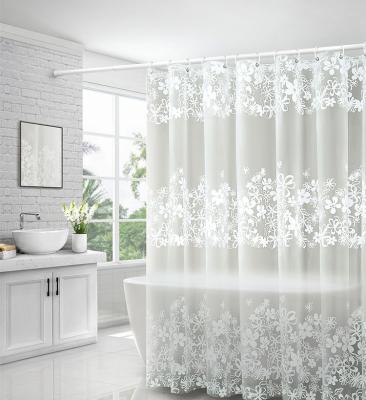 Китай All Season Waterproof Woven Shower Curtain Polyester / Cotton Material продается