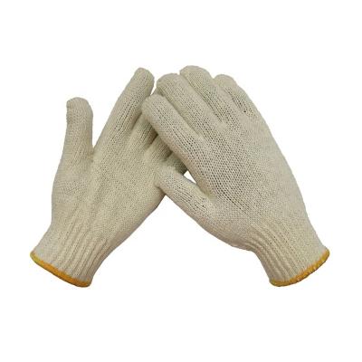 China Anti-smash Cotton Knitted Hilo De Algodon Gloves Guantes for sale