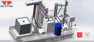 China 200 L automático tambor que decanta la unidad 6 Min/BBL ninguna contaminación cruzada en venta