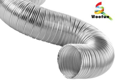 China High Flexibility Semi Rigid Air Conditioning Aluminum Flexible Ducting for sale