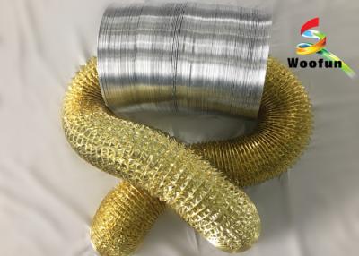 China Umweltfreundliches Dunstabzugshaube-flexibles Rohr-rundes Aluminium mit Polyester zu verkaufen