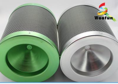 China Colorful Aluminum Flange Carbon 38mm Air Filter Cartridge With 38mm Carbon Bed for sale