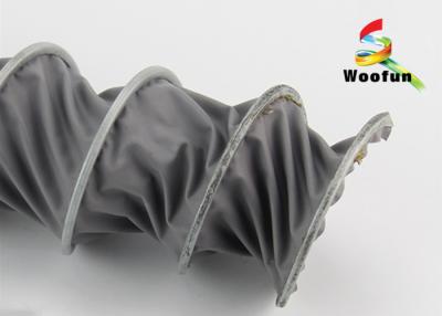 China Ventilation High Temp PVC Flexible Ducting Waterproof Compressing for sale