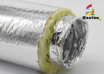 China Air Ventilation System Insulated Flexible Ducting Aluminum Foil Multi - Function for sale