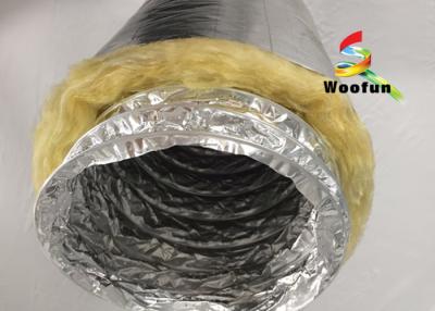 China Van de de Isolatieomslag van de thermische Isolatie Flexibele Luchtleiding de Aluminiumfolie Hoge Samenpersende Capaciteit Te koop