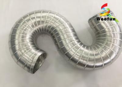 China Ventilation Type Stainless Steel Foil Semi Rigid Aluminum Duct Semi Rigid Aluminum Pipe for sale