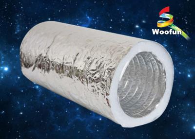 China HVAC System Aluminum Foil / Fiberglass Flexible Insulated Duct Customized for sale