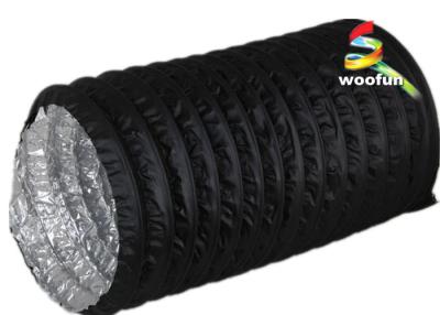 China PVC Aluminum Portable Fire Rated Flexible Ducting With 3000 Pa Operating Pressure for sale