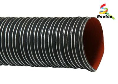 China Plain Cut Silicone Flexible Duct for Both High and Low Temperature for sale