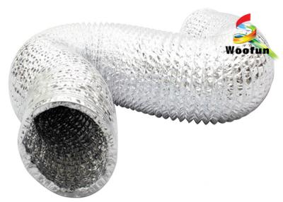 China Highly durable flexible design aluminum foil material dryer vent hose ducting for sale