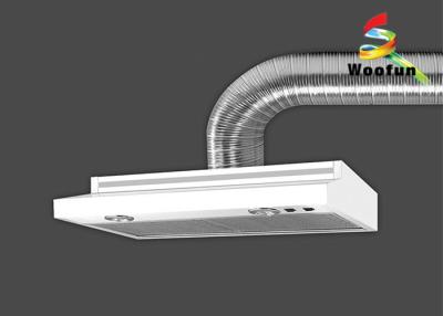 China Non Flammable Semi-Rigid Pure Aluminum Flexible Duct For Ventilation Systems for sale