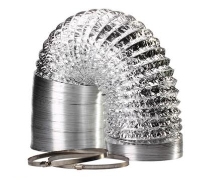 China High Flexible Aluminum Air Duct Ventilation Ducting for Grow Tent Use for sale