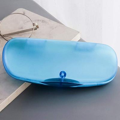 China OEM Fashionable Wholesale Colorful Cheap Price Transparent PVC Plastic Sunglasses Eye Glass Magnetic Storage Case Box for sale