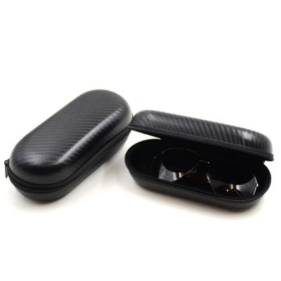 China Custom Design Free Sample Zipper Custom PU Leather Sunglasses Case for sale