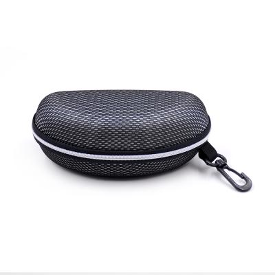 China Cool Sunglasses Bag Grid Eva Zipper Closing Sunglasses Bag With Buckle for sale