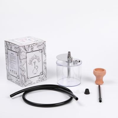 China Factory Direct Selling Portable Business Gift Hookah Mias Acrylic Aluminum Hookah for sale