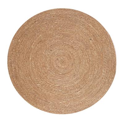 China Washable Water-grass Carpet Handmade Natural Rattan Straw Tatami Mats Round Living Room Bedroom Decor Accessories Places Carpet Mats for sale