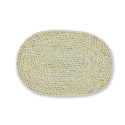 China Viable Wholesale Oval Place Mats Braided Placemats Decoration Mats Placemat Dining Table Mat for sale