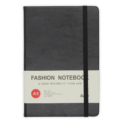 China Diary With Elastic Band Soft Cover Diary With Elastic Band And Marker PU Leather Tied Notepad A5 for sale