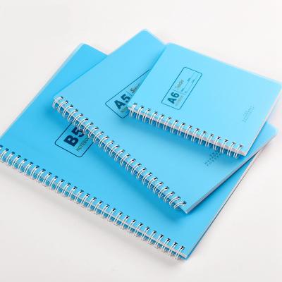 China Cheap Volume Lined Notebook Color Cover Easy Enrollment Book A5 Double Coil Create Spiral Book for sale