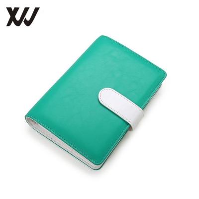 China Cute A6 Mini Organizer Book Travel Journal With PU Leather Binding for sale