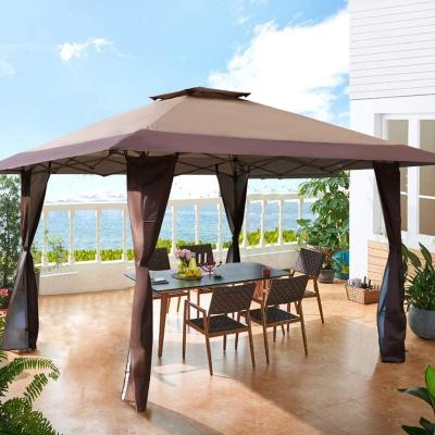 China POLY Hardtop Firm Rainproof Anti-UV Hot Sale Aluminum Gazebo Durable for sale