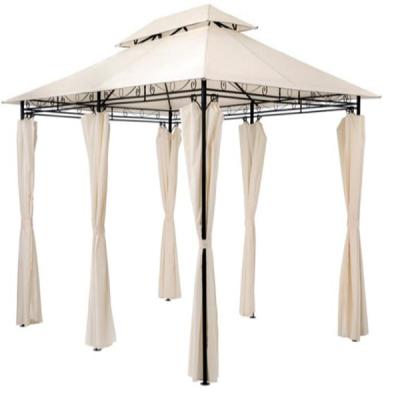 China POLY New Design Casual Outdoor Patio Gazebo Iron Material Sun Protection for sale