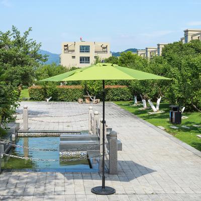 China Modern Durable Sun Protection Products Factory Sale Green Outdoor Strength Umbrella for sale